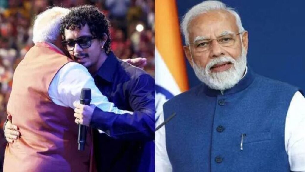 Hanumankind with modi