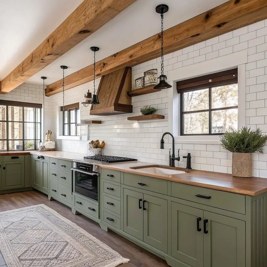 olive green kitchen ideas