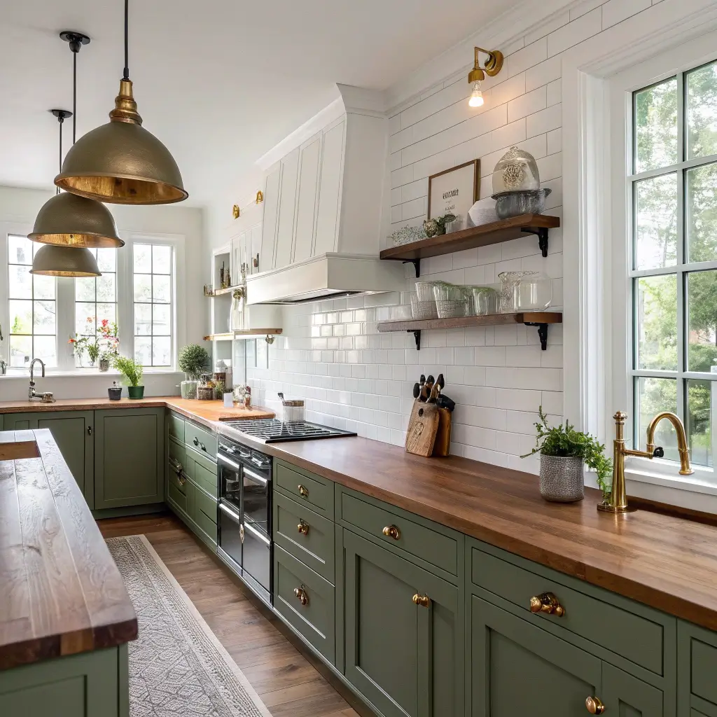 olive green kitchen ideas