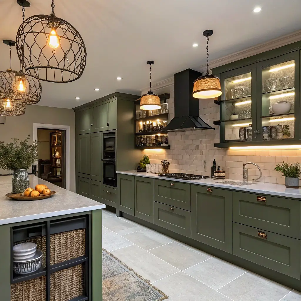 olive green kitchen ideas