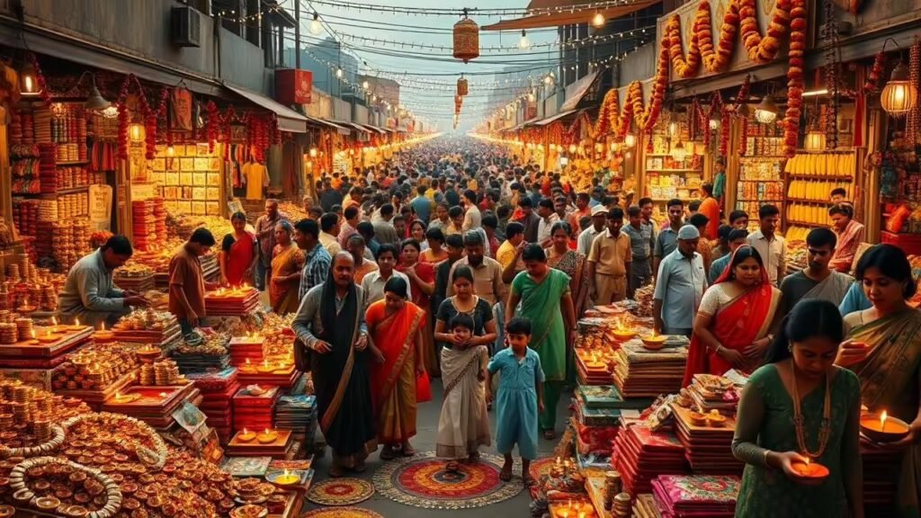 Diwali shopping breaks records Diwali shopping breaks records