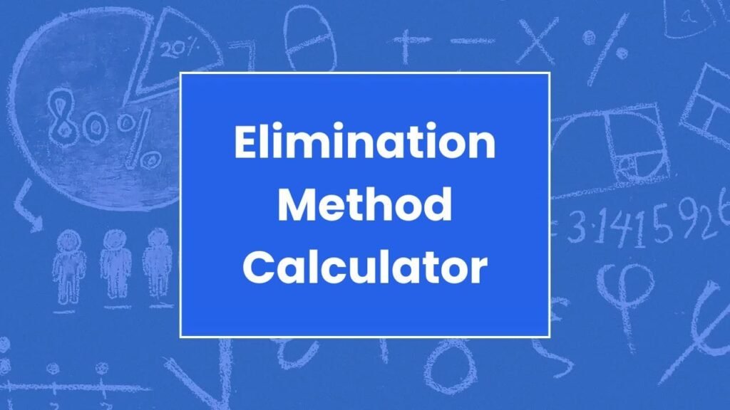 Elimination Method Calculator