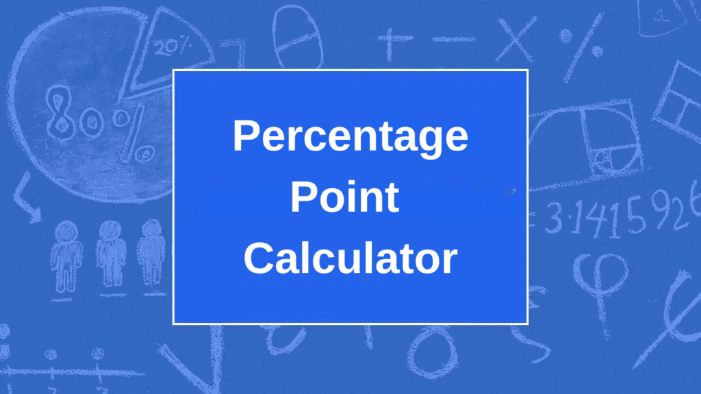 Percentage Point Calculator