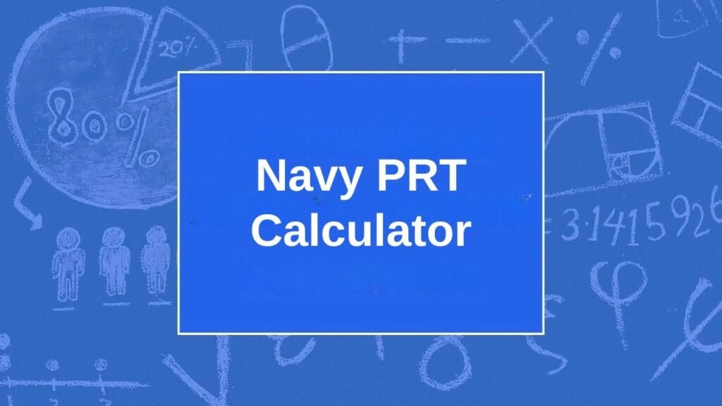 Navy PRT Calculator