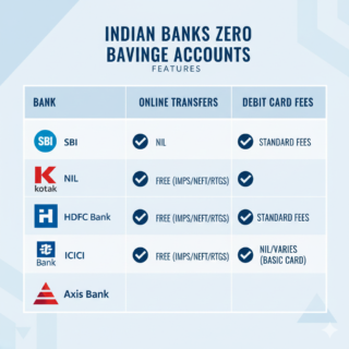 Best Zero Balance Savings Account India 2026: Complete Guide
