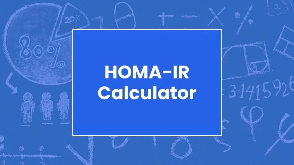 HOMA-IR Calculator