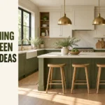 olive green kitchen